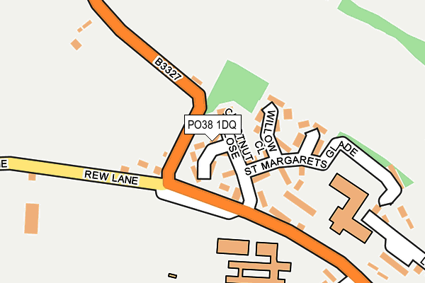 PO38 1DQ map - OS OpenMap – Local (Ordnance Survey) PO38 1DQ map - OS OpenMap – Local (Ordnance Survey)