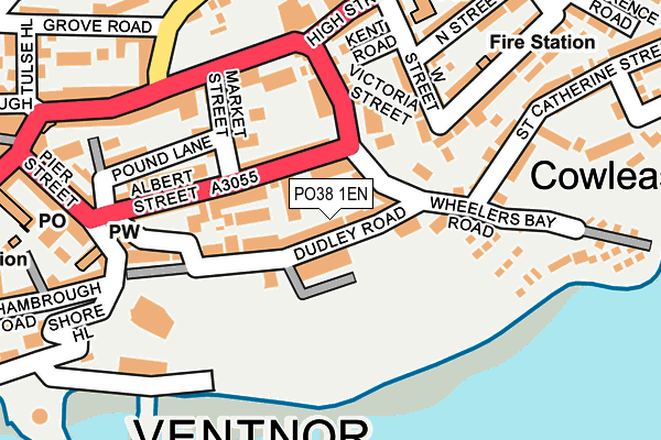 PO38 1EN map - OS OpenMap – Local (Ordnance Survey) PO38 1EN map - OS OpenMap – Local (Ordnance Survey)