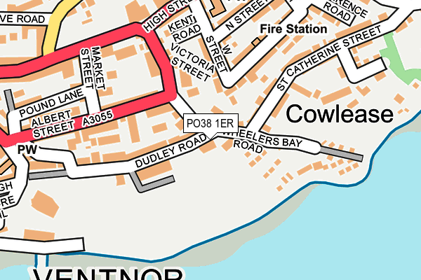 PO38 1ER map - OS OpenMap – Local (Ordnance Survey) PO38 1ER map - OS OpenMap – Local (Ordnance Survey)
