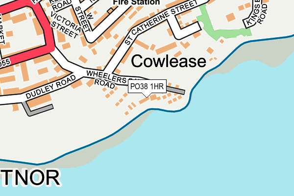 PO38 1HR map - OS OpenMap – Local (Ordnance Survey) PO38 1HR map - OS OpenMap – Local (Ordnance Survey)