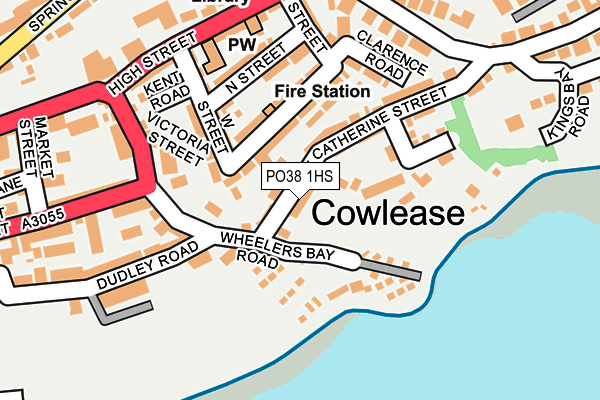 PO38 1HS map - OS OpenMap – Local (Ordnance Survey) PO38 1HS map - OS OpenMap – Local (Ordnance Survey)