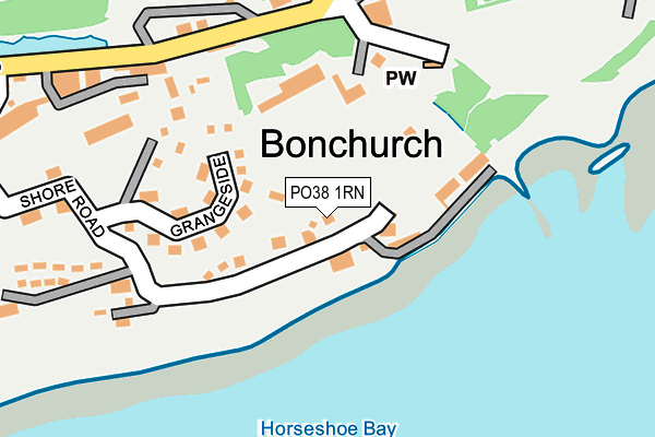 PO38 1RN map - OS OpenMap – Local (Ordnance Survey) PO38 1RN map - OS OpenMap – Local (Ordnance Survey)
