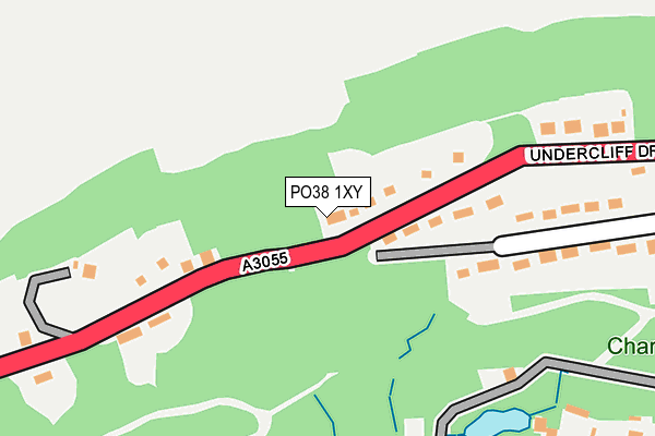 PO38 1XY map - OS OpenMap – Local (Ordnance Survey) PO38 1XY map - OS OpenMap – Local (Ordnance Survey)