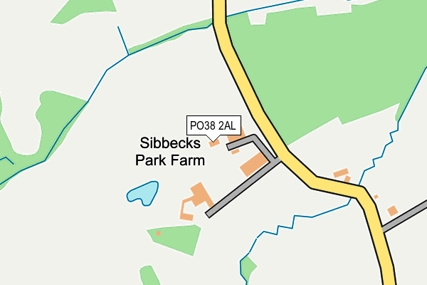 PO38 2AL map - OS OpenMap – Local (Ordnance Survey) PO38 2AL map - OS OpenMap – Local (Ordnance Survey)