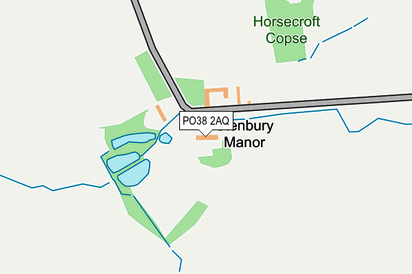 PO38 2AQ map - OS OpenMap – Local (Ordnance Survey) PO38 2AQ map - OS OpenMap – Local (Ordnance Survey)