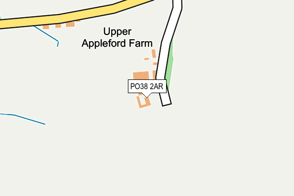 PO38 2AR map - OS OpenMap – Local (Ordnance Survey) PO38 2AR map - OS OpenMap – Local (Ordnance Survey)