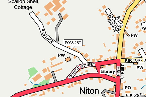 PO38 2BT map - OS OpenMap – Local (Ordnance Survey) PO38 2BT map - OS OpenMap – Local (Ordnance Survey)