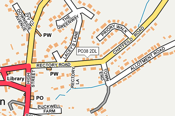 PO38 2DL map - OS OpenMap – Local (Ordnance Survey) PO38 2DL map - OS OpenMap – Local (Ordnance Survey)