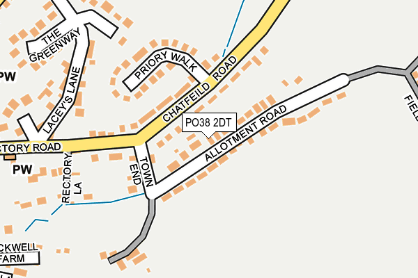 PO38 2DT map - OS OpenMap – Local (Ordnance Survey) PO38 2DT map - OS OpenMap – Local (Ordnance Survey)