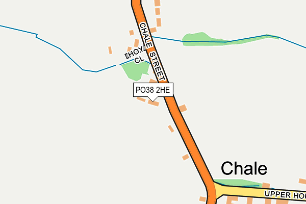 PO38 2HE map - OS OpenMap – Local (Ordnance Survey) PO38 2HE map - OS OpenMap – Local (Ordnance Survey)