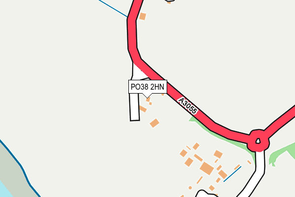 PO38 2HN map - OS OpenMap – Local (Ordnance Survey) PO38 2HN map - OS OpenMap – Local (Ordnance Survey)