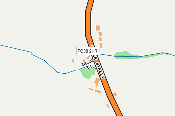 PO38 2HR map - OS OpenMap – Local (Ordnance Survey) PO38 2HR map - OS OpenMap – Local (Ordnance Survey)