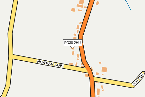 PO38 2HU map - OS OpenMap – Local (Ordnance Survey) PO38 2HU map - OS OpenMap – Local (Ordnance Survey)