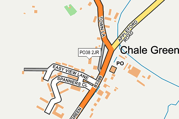PO38 2JR map - OS OpenMap – Local (Ordnance Survey) PO38 2JR map - OS OpenMap – Local (Ordnance Survey)