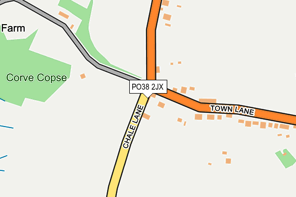 PO38 2JX map - OS OpenMap – Local (Ordnance Survey) PO38 2JX map - OS OpenMap – Local (Ordnance Survey)