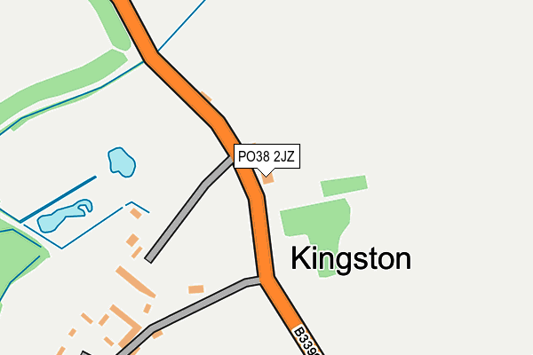 PO38 2JZ map - OS OpenMap – Local (Ordnance Survey) PO38 2JZ map - OS OpenMap – Local (Ordnance Survey)