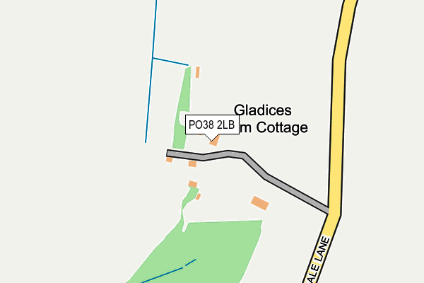 PO38 2LB map - OS OpenMap – Local (Ordnance Survey) PO38 2LB map - OS OpenMap – Local (Ordnance Survey)