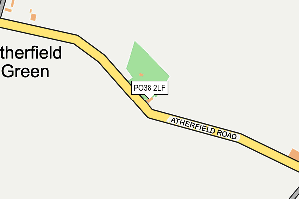 PO38 2LF map - OS OpenMap – Local (Ordnance Survey) PO38 2LF map - OS OpenMap – Local (Ordnance Survey)