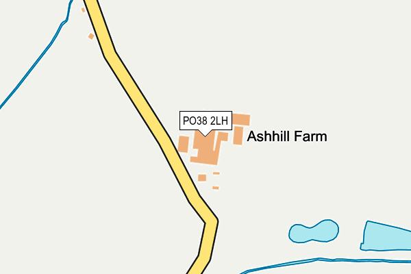 PO38 2LH map - OS OpenMap – Local (Ordnance Survey) PO38 2LH map - OS OpenMap – Local (Ordnance Survey)