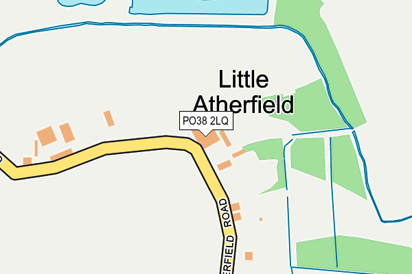 PO38 2LQ map - OS OpenMap – Local (Ordnance Survey) PO38 2LQ map - OS OpenMap – Local (Ordnance Survey)