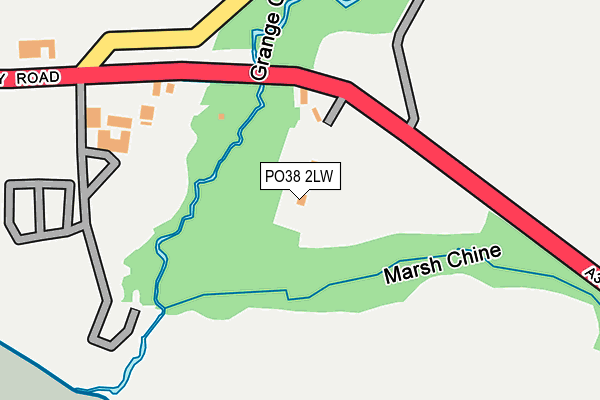 PO38 2LW map - OS OpenMap – Local (Ordnance Survey) PO38 2LW map - OS OpenMap – Local (Ordnance Survey)