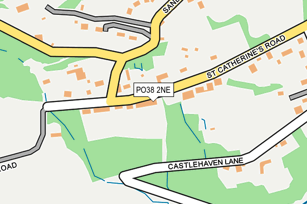 PO38 2NE map - OS OpenMap – Local (Ordnance Survey) PO38 2NE map - OS OpenMap – Local (Ordnance Survey)
