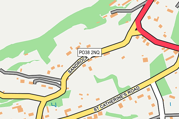 PO38 2NQ map - OS OpenMap – Local (Ordnance Survey) PO38 2NQ map - OS OpenMap – Local (Ordnance Survey)