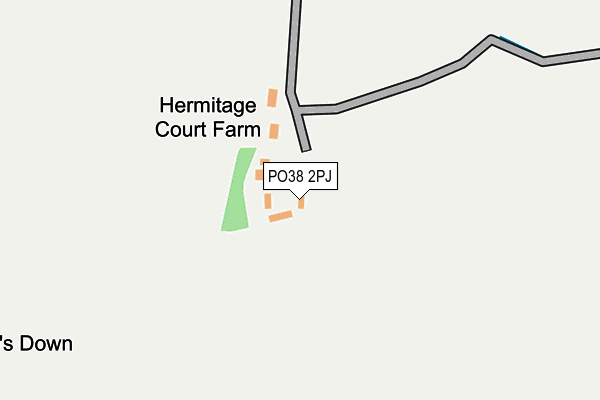 PO38 2PJ map - OS OpenMap – Local (Ordnance Survey) PO38 2PJ map - OS OpenMap – Local (Ordnance Survey)