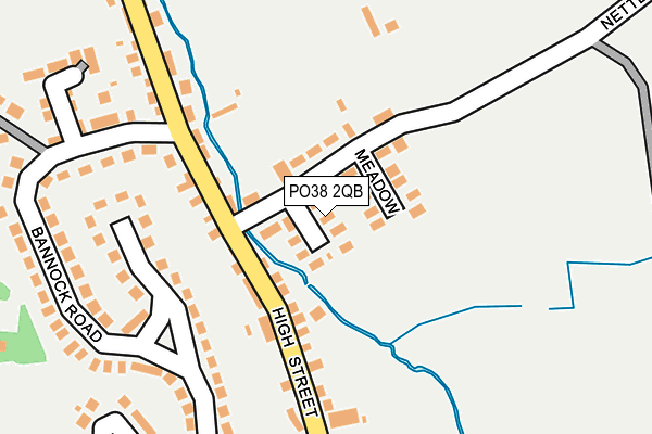 PO38 2QB map - OS OpenMap – Local (Ordnance Survey) PO38 2QB map - OS OpenMap – Local (Ordnance Survey)