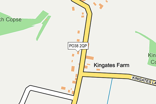 PO38 2QP map - OS OpenMap – Local (Ordnance Survey) PO38 2QP map - OS OpenMap – Local (Ordnance Survey)
