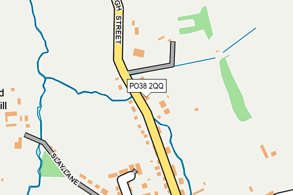 PO38 2QQ map - OS OpenMap – Local (Ordnance Survey)