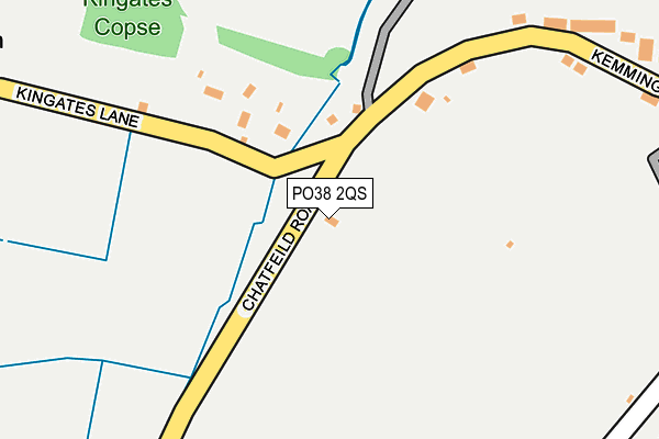 PO38 2QS map - OS OpenMap – Local (Ordnance Survey) PO38 2QS map - OS OpenMap – Local (Ordnance Survey)