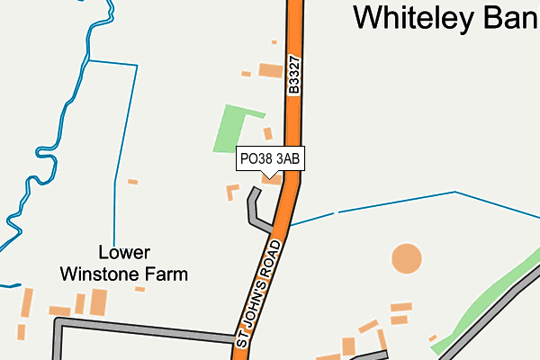 PO38 3AB map - OS OpenMap – Local (Ordnance Survey) PO38 3AB map - OS OpenMap – Local (Ordnance Survey)