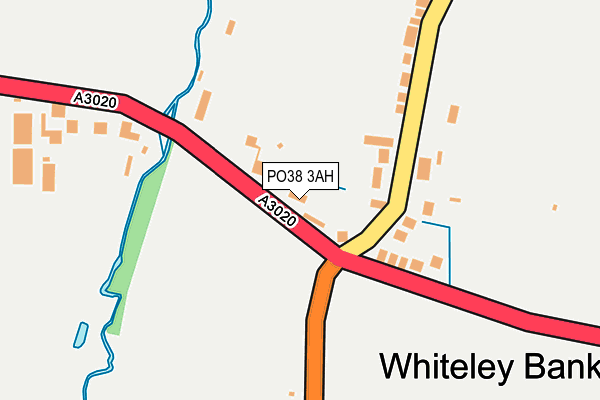 PO38 3AH map - OS OpenMap – Local (Ordnance Survey) PO38 3AH map - OS OpenMap – Local (Ordnance Survey)