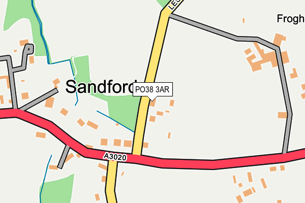 PO38 3AR map - OS OpenMap – Local (Ordnance Survey) PO38 3AR map - OS OpenMap – Local (Ordnance Survey)