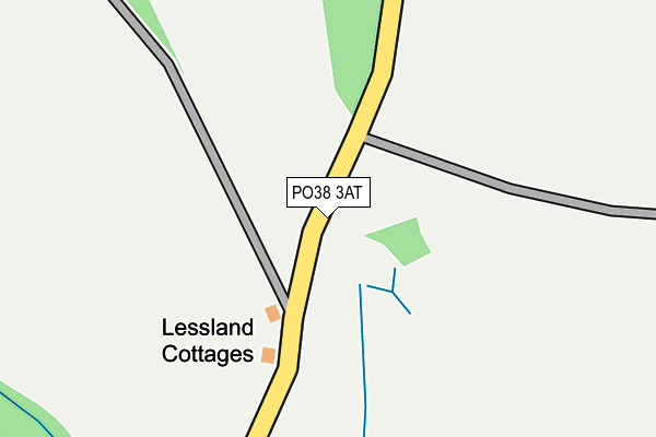 PO38 3AT map - OS OpenMap – Local (Ordnance Survey) PO38 3AT map - OS OpenMap – Local (Ordnance Survey)