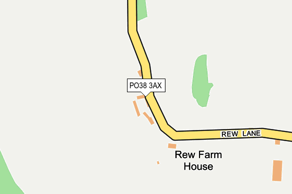 PO38 3AX map - OS OpenMap – Local (Ordnance Survey) PO38 3AX map - OS OpenMap – Local (Ordnance Survey)
