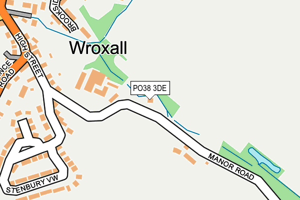 PO38 3DE map - OS OpenMap – Local (Ordnance Survey) PO38 3DE map - OS OpenMap – Local (Ordnance Survey)