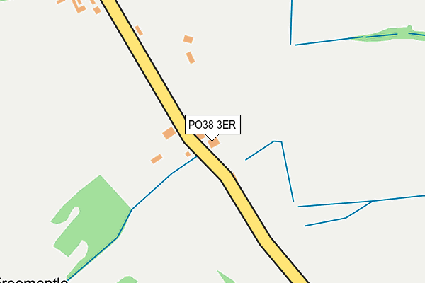 PO38 3ER map - OS OpenMap – Local (Ordnance Survey) PO38 3ER map - OS OpenMap – Local (Ordnance Survey)