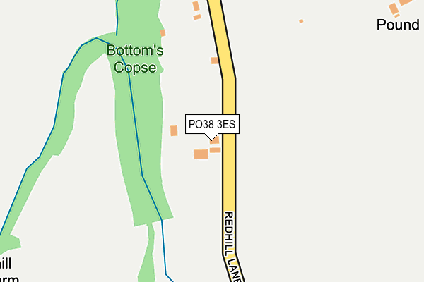 PO38 3ES map - OS OpenMap – Local (Ordnance Survey) PO38 3ES map - OS OpenMap – Local (Ordnance Survey)