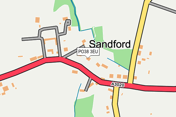PO38 3EU map - OS OpenMap – Local (Ordnance Survey) PO38 3EU map - OS OpenMap – Local (Ordnance Survey)