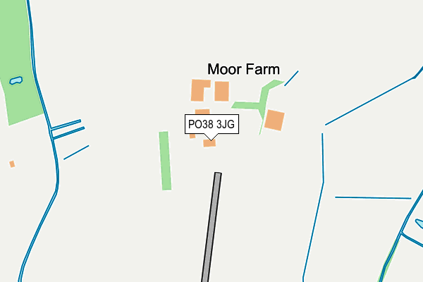 PO38 3JG map - OS OpenMap – Local (Ordnance Survey) PO38 3JG map - OS OpenMap – Local (Ordnance Survey)