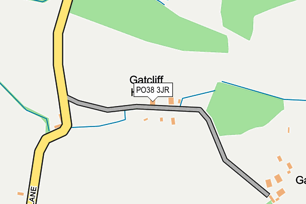 PO38 3JR map - OS OpenMap – Local (Ordnance Survey) PO38 3JR map - OS OpenMap – Local (Ordnance Survey)