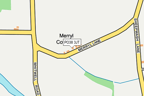 PO38 3JT map - OS OpenMap – Local (Ordnance Survey) PO38 3JT map - OS OpenMap – Local (Ordnance Survey)