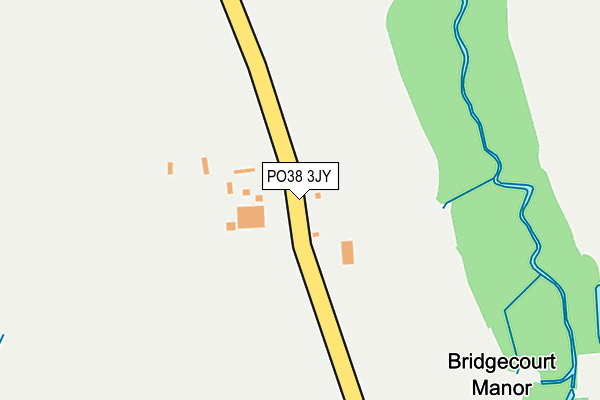 PO38 3JY map - OS OpenMap – Local (Ordnance Survey) PO38 3JY map - OS OpenMap – Local (Ordnance Survey)
