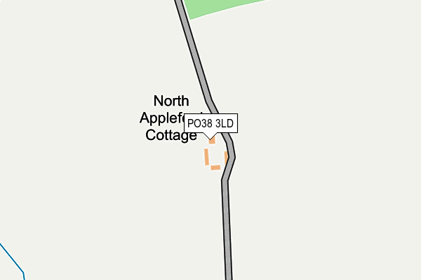 PO38 3LD map - OS OpenMap – Local (Ordnance Survey) PO38 3LD map - OS OpenMap – Local (Ordnance Survey)
