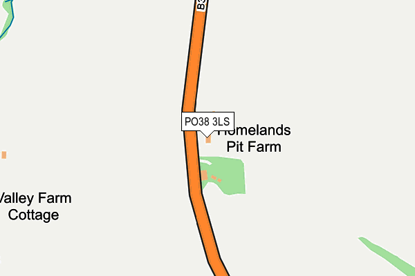 PO38 3LS map - OS OpenMap – Local (Ordnance Survey) PO38 3LS map - OS OpenMap – Local (Ordnance Survey)