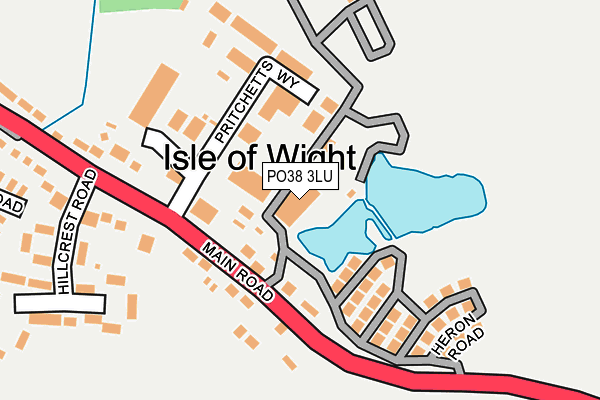 PO38 3LU map - OS OpenMap – Local (Ordnance Survey) PO38 3LU map - OS OpenMap – Local (Ordnance Survey)