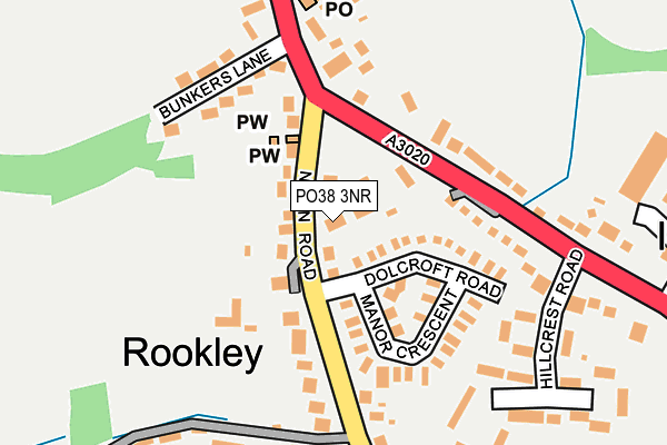 PO38 3NR map - OS OpenMap – Local (Ordnance Survey) PO38 3NR map - OS OpenMap – Local (Ordnance Survey)