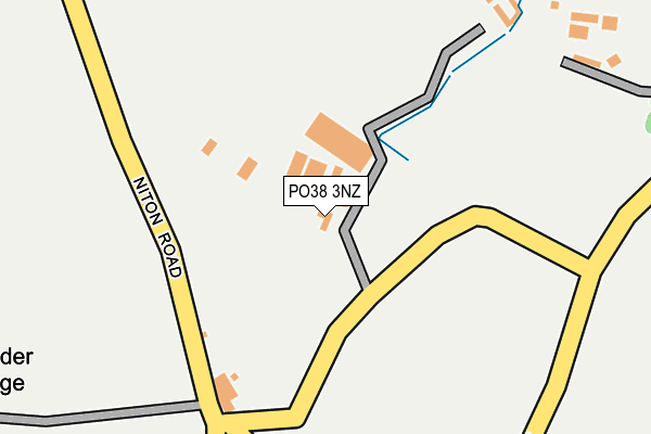 PO38 3NZ map - OS OpenMap – Local (Ordnance Survey) PO38 3NZ map - OS OpenMap – Local (Ordnance Survey)